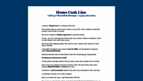What Homecashline.com website looked like in 2018 (7 years ago)
