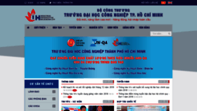 What Hui.edu.vn website looked like in 2018 (5 years ago)