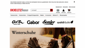 What Hoeltzhaus.de website looked like in 2018 (5 years ago)