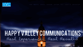 What Happyvalleycommunications.com website looked like in 2018 (5 years ago)