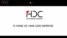 What Hairdesigncompany.co.uk website looked like in 2018 (5 years ago)