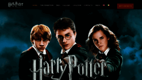 What Harrypotterexhibition.it website looked like in 2018 (5 years ago)