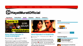 What Hayatmuratofficial.com website looked like in 2018 (5 years ago)