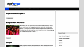 What Hindistop.com website looked like in 2018 (5 years ago)