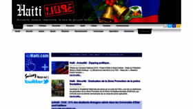 What Haitilibre.com website looked like in 2018 (5 years ago)