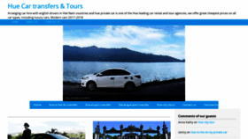 What Hueprivatetours.com website looked like in 2018 (5 years ago)