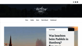 What Hamburgpaddelt.de website looked like in 2018 (5 years ago)