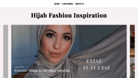 What Hijabfashioninspiration.com website looked like in 2018 (5 years ago)