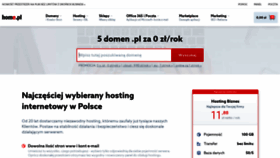 What Home.pl website looked like in 2018 (5 years ago)