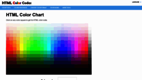 What Html-color-codes.info website looked like in 2019 (5 years ago)