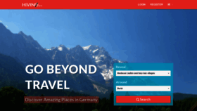 What Hivino.travel website looked like in 2019 (5 years ago)