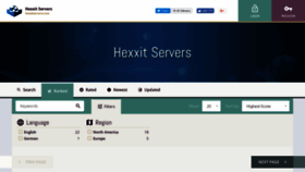 What Hexxitservers.com website looked like in 2019 (5 years ago)
