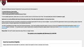 What Harvard.communityforce.com website looked like in 2019 (5 years ago)