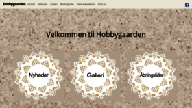 What Hobbygaarden.dk website looked like in 2019 (5 years ago)