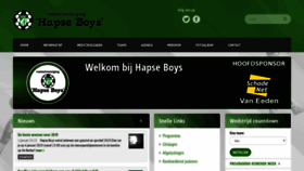 What Hapseboys.nl website looked like in 2019 (5 years ago)