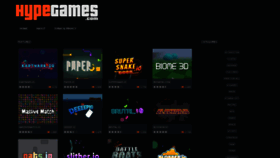 What Hypegames.com website looked like in 2019 (5 years ago)