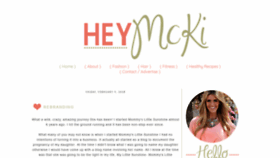 What Heymcki.com website looked like in 2019 (5 years ago)