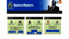 What Hattersmatters.co.uk website looked like in 2019 (5 years ago)