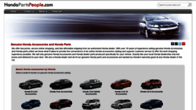 What Hondapartspeople.com website looked like in 2019 (5 years ago)