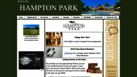 What Hamptonparkjax.com website looked like in 2019 (5 years ago)