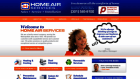 What Homeairservices.com website looked like in 2019 (5 years ago)