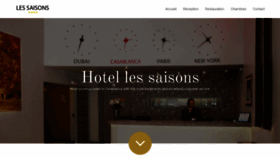 What Hotellessaisonsmaroc.ma website looked like in 2019 (7 years ago)
