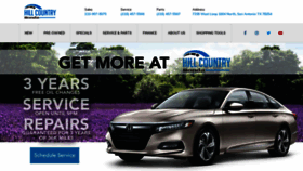 What Hillcountryhonda.com website looked like in 2019 (5 years ago)