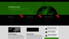 What Hostingscene.com website looked like in 2019 (5 years ago)