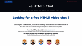 What Html5-chat.com website looked like in 2019 (5 years ago)