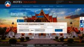 What Hotelthailand.com website looked like in 2019 (5 years ago)