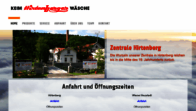 What Hirtenberger-waesche.at website looked like in 2019 (5 years ago)