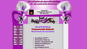 What Happy-feet-body.ch website looked like in 2019 (7 years ago)