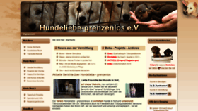 What Hundeliebe-grenzenlos.de website looked like in 2019 (5 years ago)