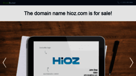 What Hioz.com website looked like in 2019 (5 years ago)