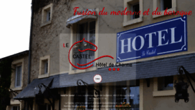What Hotel-le-castel.com website looked like in 2019 (5 years ago)