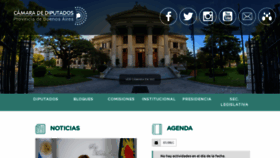 What Hcdiputados-ba.gov.ar website looked like in 2019 (5 years ago)