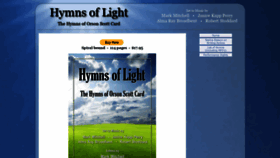 What Hymnsoflight.com website looked like in 2019 (5 years ago)