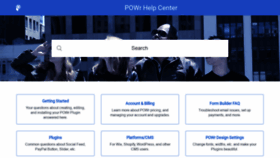 What Help.powr.io website looked like in 2019 (5 years ago)