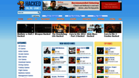 What Hackedonlinegames.com website looked like in 2019 (5 years ago)