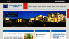 What Hotelassociationofindia.com website looked like in 2019 (5 years ago)