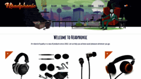 What Headphonic.com.au website looked like in 2019 (5 years ago)