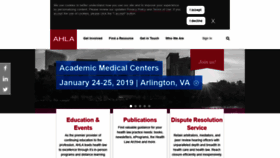 What Healthlawyers.org website looked like in 2019 (5 years ago)