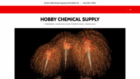What Hobbychemicalsupply.com website looked like in 2019 (5 years ago)