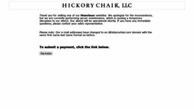 What Homebase.hickorychair.com website looked like in 2019 (5 years ago)