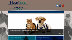 What Heartlandvets.ca website looked like in 2019 (5 years ago)