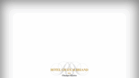 What Hotelchateaubriand.com website looked like in 2019 (5 years ago)
