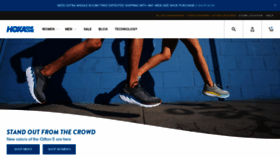 What Hokaoneone.com website looked like in 2019 (5 years ago)