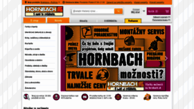What Hornbach.sk website looked like in 2019 (5 years ago)