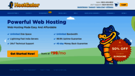 What Hostgator.in website looked like in 2019 (6 years ago)