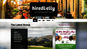 What Hiredbelly.com website looked like in 2019 (5 years ago)